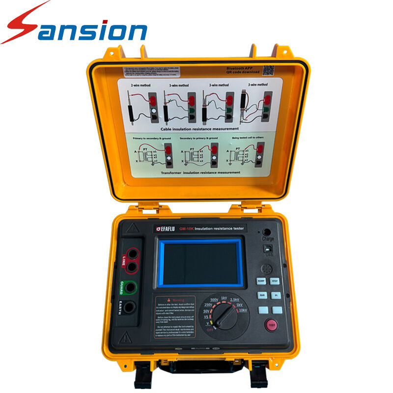 10kV Digital Insulation Resistance Tester for Cable & Motor Testing